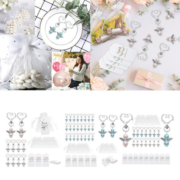 keychains 20pcs angel favor keychains, guest return favors for baby bridal shower, wedding charm, party gift with bags, Silver
keychains 20pcs angel favor keychains, guest return favors for baby bridal shower, wedding charm, party gift with bags, Silver