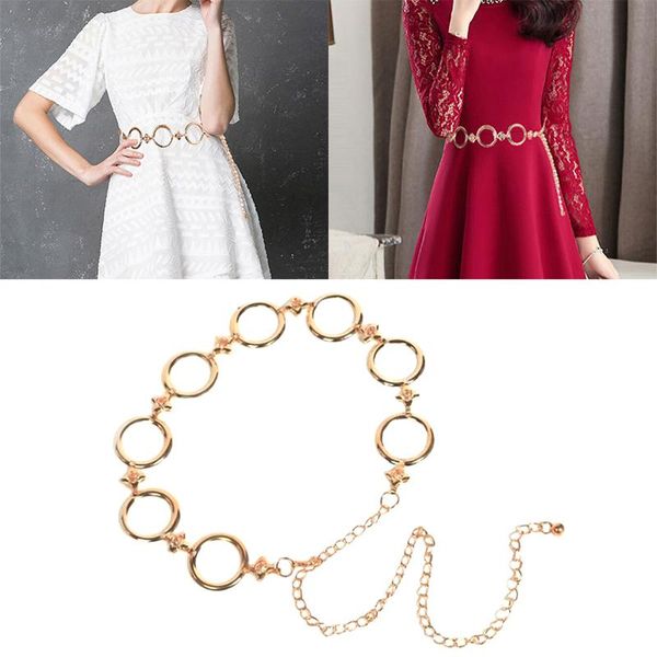 fashion metal waist chain belt decoration for dresses women circle string girls designer belts, Black;brown
fashion metal waist chain belt decoration for dresses women circle string girls designer belts, Black;brown