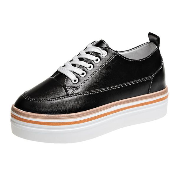 model thick bottom inside the female shoe old style to wear student platform sole shoes. dress shoes, Black
model thick bottom inside the female shoe old style to wear student platform sole shoes. dress shoes, Black