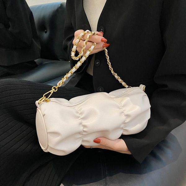 evening bags cylinder bag 2021 fashion patent leather women's designer handbag chain shoulder messenger
evening bags cylinder bag 2021 fashion patent leather women's designer handbag chain shoulder messenger