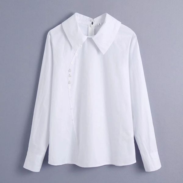 women chinese style button decoration white blouse female long sleeve shirt casual lady loose blusas s8889 210430
women chinese style button decoration white blouse female long sleeve shirt casual lady loose blusas s8889 210430