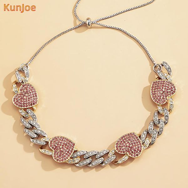 kunjoe cubic zirconia paved charm women necklace lover heart engagement punk dazzling hip hop party birthday couple jewelry gift chains, Silver
kunjoe cubic zirconia paved charm women necklace lover heart engagement punk dazzling hip hop party birthday couple jewelry gift chains, Silver