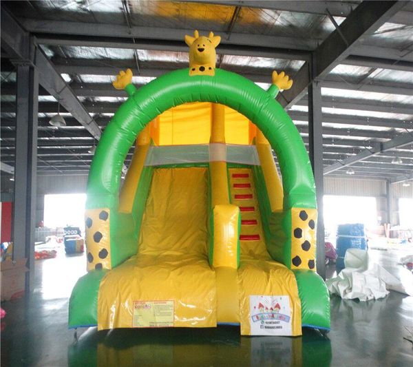 inflatable slide with jumping bouncer giraffe for children outdoor games & activities
inflatable slide with jumping bouncer giraffe for children outdoor games & activities