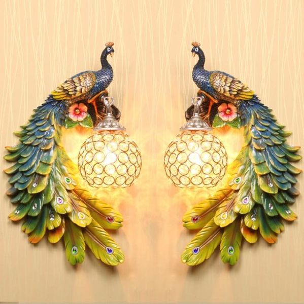 wall lamps fashion creative peacock crystal lamp nordic bedroom bedside living room tv background 110v 220v led light
wall lamps fashion creative peacock crystal lamp nordic bedroom bedside living room tv background 110v 220v led light