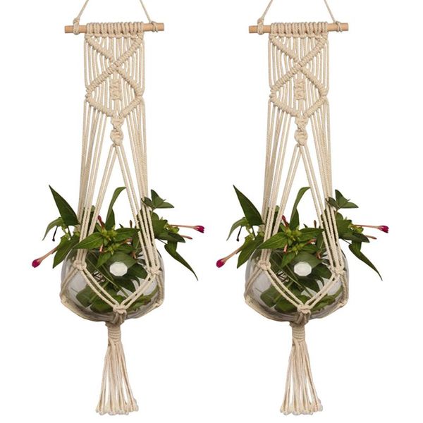 planters & pots 1pc large-sized plant hanger basket handmade rope holder fine net flower pot lanyard
planters & pots 1pc large-sized plant hanger basket handmade rope holder fine net flower pot lanyard