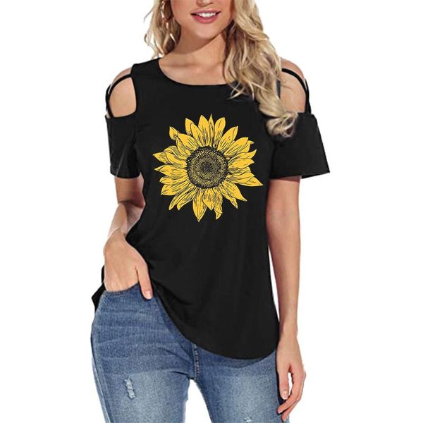 women casual t shirt sun flowers printing shirts short sleeve loose tunic holiday vogue camisetas de mujer 2021 women's t-shirt, White
women casual t shirt sun flowers printing shirts short sleeve loose tunic holiday vogue camisetas de mujer 2021 women's t-shirt, White