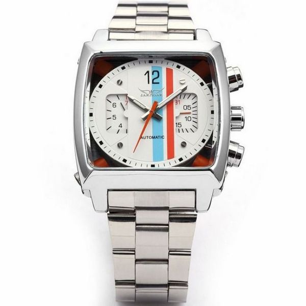 wrist watch jaragar tianlong eight square date week flywheel men's automatic mechanical steel band, Slivery;brown
wrist watch jaragar tianlong eight square date week flywheel men's automatic mechanical steel band, Slivery;brown