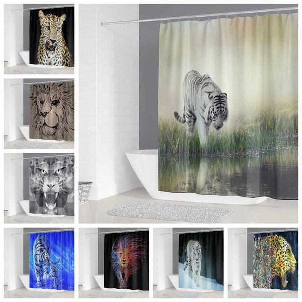 shower curtains 2021 home 3d design tiger and lion print bathroom decor waterproof curtain 150*180&180*180
shower curtains 2021 home 3d design tiger and lion print bathroom decor waterproof curtain 150*180&180*180