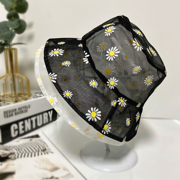 organza mesh little daisy fisherman's hat women's summer breathable thin sunscreen and sunshade hat, Yellow
organza mesh little daisy fisherman's hat women's summer breathable thin sunscreen and sunshade hat, Yellow