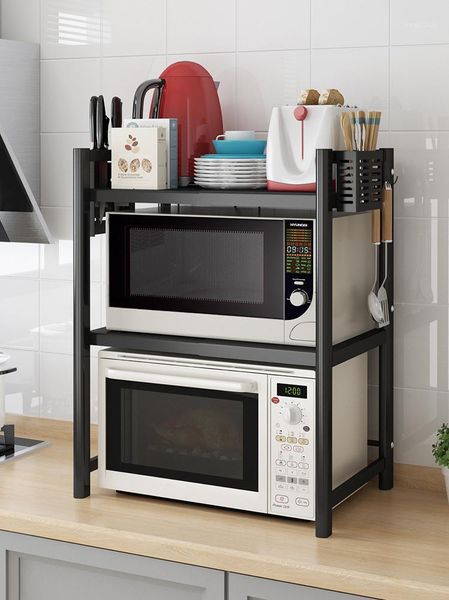 the kitchen shelf places microwave oven above rice cooker table retractable adjustment double layer 2 storage bottles & jars
the kitchen shelf places microwave oven above rice cooker table retractable adjustment double layer 2 storage bottles & jars