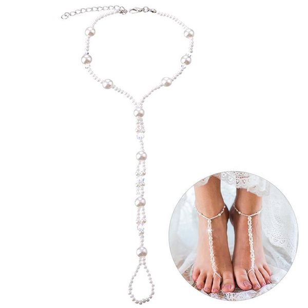 anklets 1pcs women girls barefoot sandal fashion fake pearl decor beach foot chain ankle boots for bride jewelry accessories, Red;blue
anklets 1pcs women girls barefoot sandal fashion fake pearl decor beach foot chain ankle boots for bride jewelry accessories, Red;blue