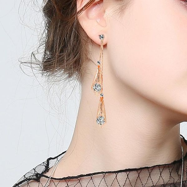 clip-on & screw back korean style long tassle earrings without pierced ear for girls wedding accessories bohemian party jewelry gift, Silver
clip-on & screw back korean style long tassle earrings without pierced ear for girls wedding accessories bohemian party jewelry gift, Silver