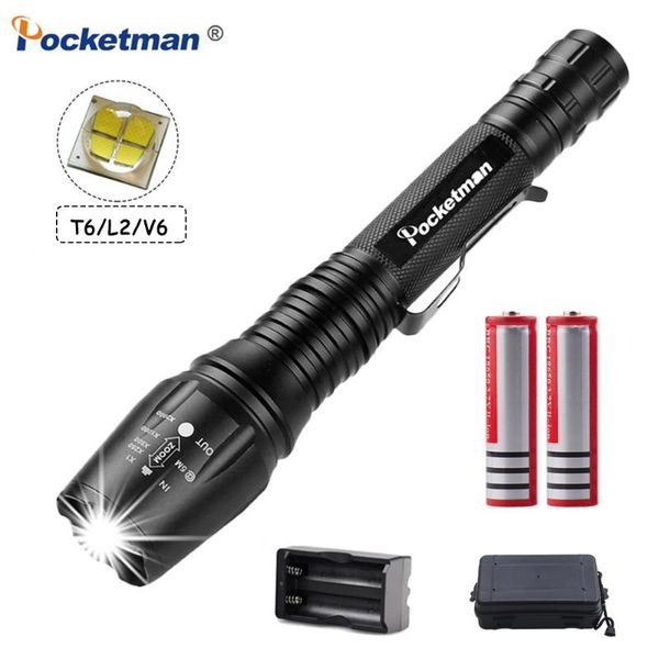 ultra rechargeable torch powerful linterna t6/l2/v6 lamp adjustable for camping hiking fishing flashlights torches
ultra rechargeable torch powerful linterna t6/l2/v6 lamp adjustable for camping hiking fishing flashlights torches