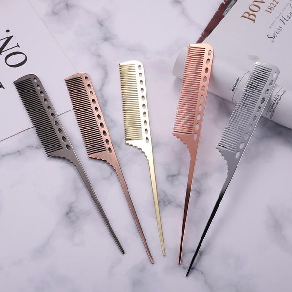 hair combs barber hairdressing cutting brush anti-static comb care pro salon styling tool brushes, Silver
hair combs barber hairdressing cutting brush anti-static comb care pro salon styling tool brushes, Silver