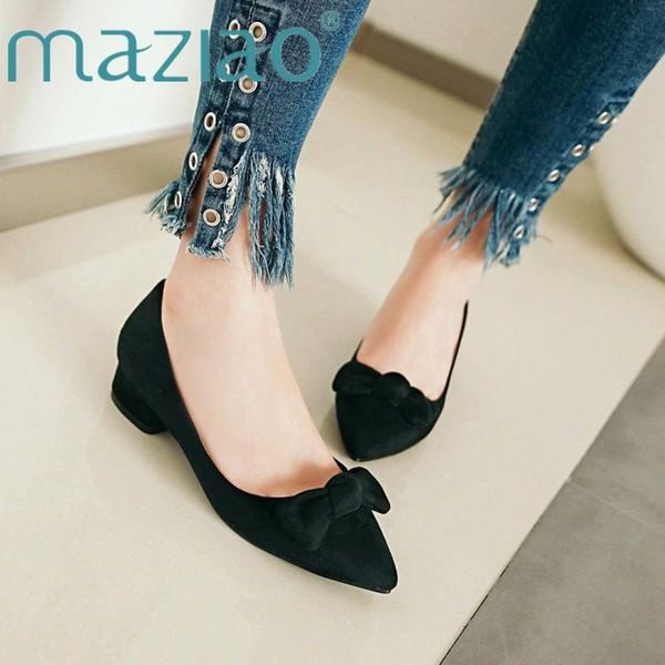 dress shoes maziao 2021 square low heels women soft sweet butterfly-knot pointed toe slip on solid pumps size 34-43, Black
dress shoes maziao 2021 square low heels women soft sweet butterfly-knot pointed toe slip on solid pumps size 34-43, Black