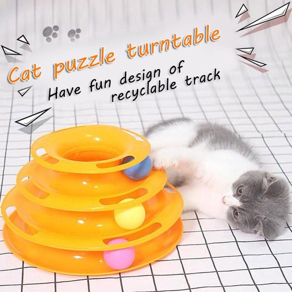 cat toys intelligence amusement triple disc tumblers three levels pet toy training plate kitten tower tracks
cat toys intelligence amusement triple disc tumblers three levels pet toy training plate kitten tower tracks