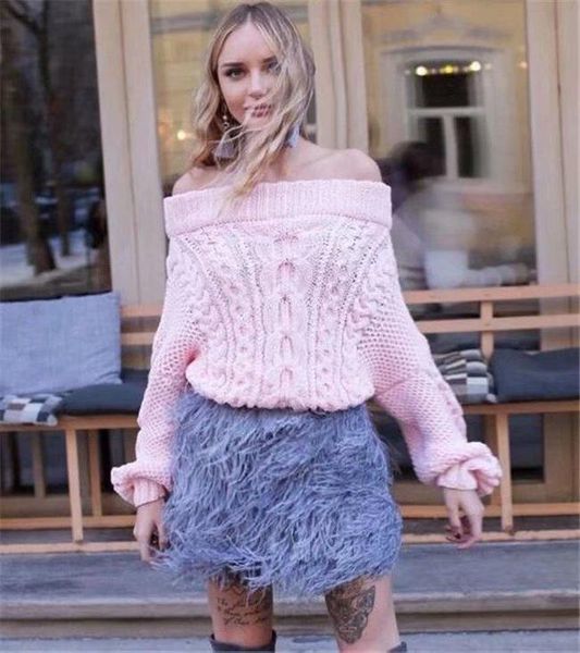 women's sweaters autumn women winter sweater cotton casual knitted slash neck female pullovers short solid loose, White;black
women's sweaters autumn women winter sweater cotton casual knitted slash neck female pullovers short solid loose, White;black