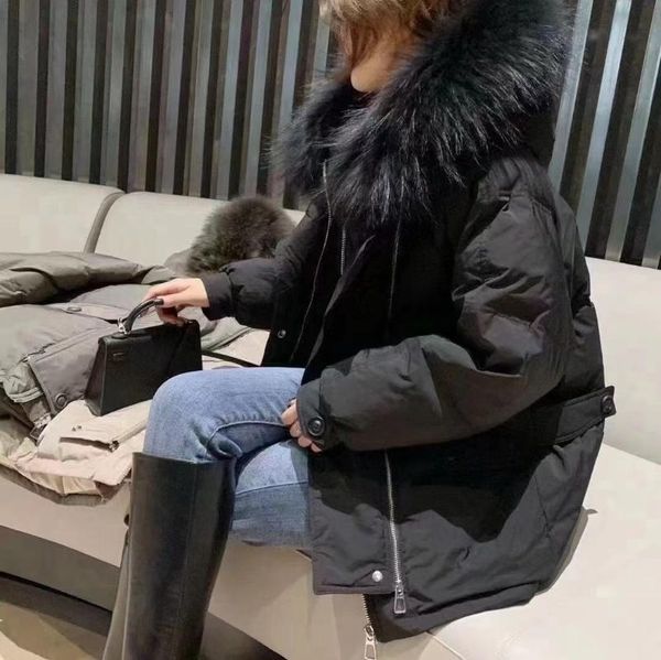 women's down & parkas ftlzz 2021 winter women 90% white jacket real fur collar hooded short design slim warm overcoat black outwear
women's down & parkas ftlzz 2021 winter women 90% white jacket real fur collar hooded short design slim warm overcoat black outwear