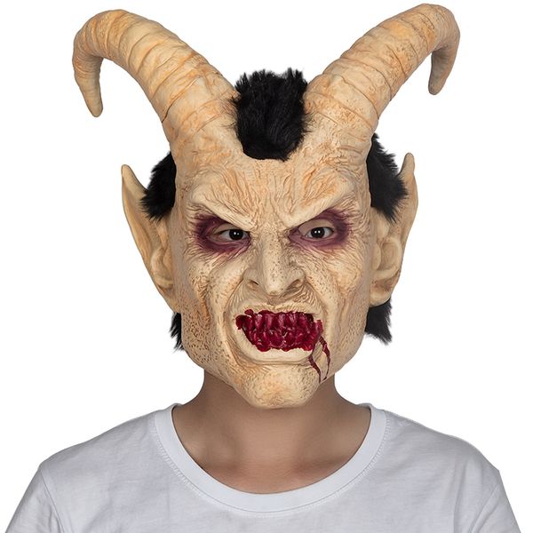 costume accessories scary long-horned demon latex mask halloween horror party costume props movie cosplay headgear, Silver
costume accessories scary long-horned demon latex mask halloween horror party costume props movie cosplay headgear, Silver