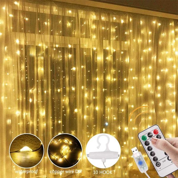 party decoration 3m led fairy lights garland curtain lamp remote control usb string year christmas decorations for home bedroom window
party decoration 3m led fairy lights garland curtain lamp remote control usb string year christmas decorations for home bedroom window