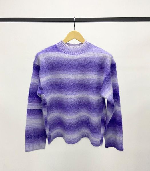 women's sweaters women striped sweater gradient stripes knitwear casual o-neck long sleeve female knit jumper 2021 autumn winter, White;black
women's sweaters women striped sweater gradient stripes knitwear casual o-neck long sleeve female knit jumper 2021 autumn winter, White;black