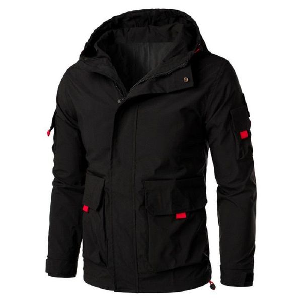 men's jackets mulit-pocket cargo men autumn hooded zipper coat 2021 outdoor overcoats male casual hoodies sportswear, Black;brown
men's jackets mulit-pocket cargo men autumn hooded zipper coat 2021 outdoor overcoats male casual hoodies sportswear, Black;brown