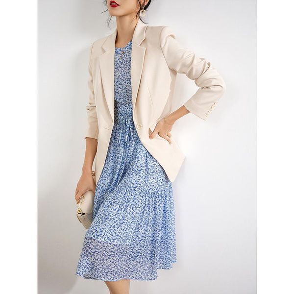 women's suits & blazers casual suit jacket long-sleeved one-button women elegant fashion apricot pink autumn slim-fit small commuter, White;black
women's suits & blazers casual suit jacket long-sleeved one-button women elegant fashion apricot pink autumn slim-fit small commuter, White;black