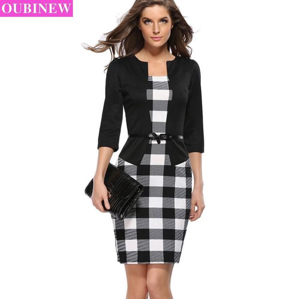 casual dresses oubi office hips-wrapped elegant floral print polka dot patchwork 3/4 sleeve women work ladies plus sizes, Black;gray
casual dresses oubi office hips-wrapped elegant floral print polka dot patchwork 3/4 sleeve women work ladies plus sizes, Black;gray