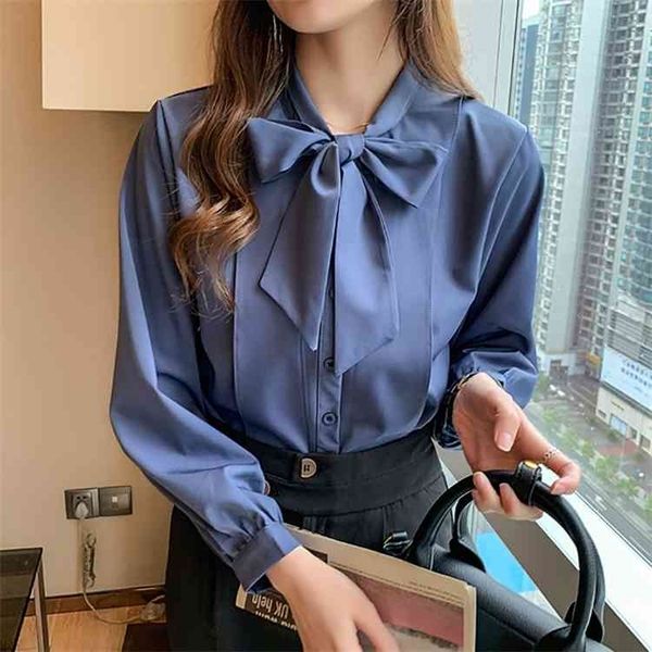 new bow white blouse women 2021 button office lady long sleeve blue chiffon shirt autumn woman clothes pocket womens shirts
new bow white blouse women 2021 button office lady long sleeve blue chiffon shirt autumn woman clothes pocket womens shirts