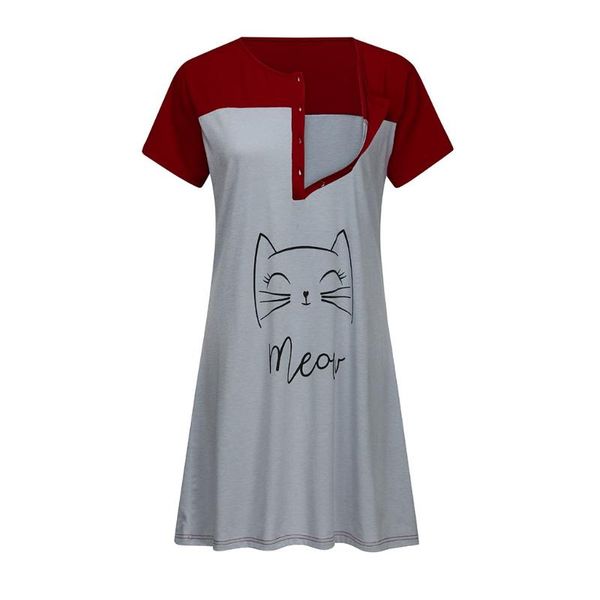 maternity dresses women short sleeve cute print nursing nightdress breastfeeding dress comfortable soft l3, White
maternity dresses women short sleeve cute print nursing nightdress breastfeeding dress comfortable soft l3, White