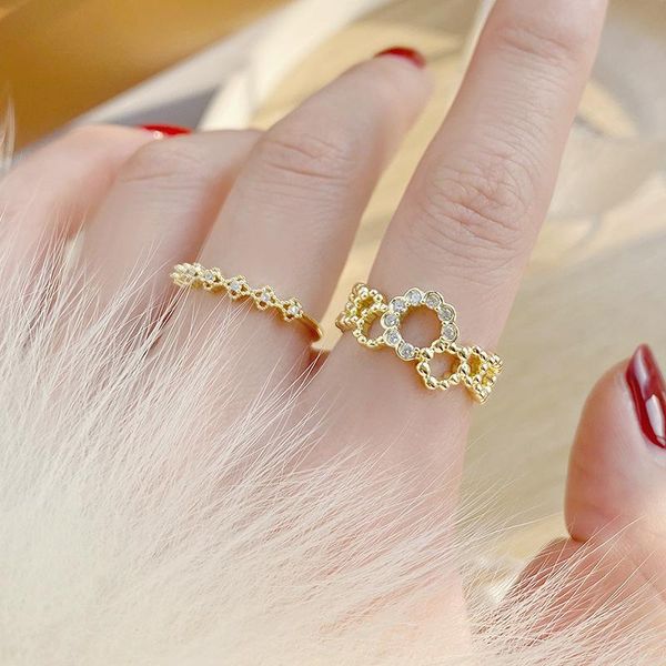 cluster rings french 14k real gold open design hollow ring for women cubic zircon adjustable circle mujer anillos wedding bijoux pendant, Golden;silver
cluster rings french 14k real gold open design hollow ring for women cubic zircon adjustable circle mujer anillos wedding bijoux pendant, Golden;silver