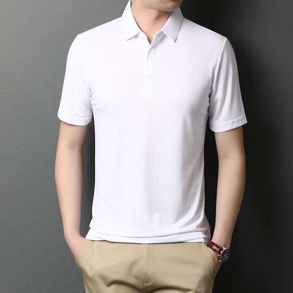 men's t shirts summer korean solid color short sleeve fashion brand slim lapel advertising casual sports, White;black
men's t shirts summer korean solid color short sleeve fashion brand slim lapel advertising casual sports, White;black