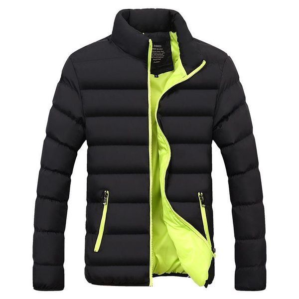 Men's Down & Parkas Winter men's stand collar cotton padded jacket solid color thickened down coat large casual wear AEKJ, Black
Men's Down & Parkas Winter men's stand collar cotton padded jacket solid color thickened down coat large casual wear AEKJ, Black