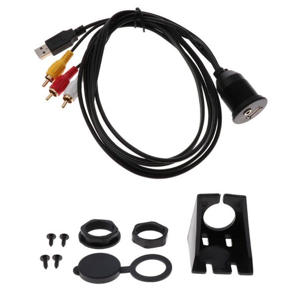 car organizer great performance usb 2.0 male and 3rca to 3.5mm female mount 
car organizer great performance usb 2.0 male and 3rca to 3.5mm female mount