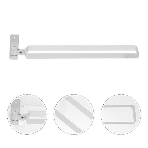 towel racks 1pc kitchen folding holder hanging rack rotatable shelf