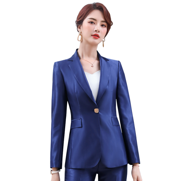 women's two piece pants lenshin 2 set simple formal pant suit blazer with pockets office lady designs women single button jacket and, White
women's two piece pants lenshin 2 set simple formal pant suit blazer with pockets office lady designs women single button jacket and, White
