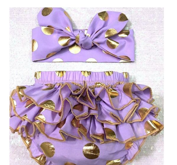 2021 girls gold polka dot shorts baby bloomers + headbands 2pc set childrens ruffled shorts kids cotton underwear girls boutique short pants, Blue
2021 girls gold polka dot shorts baby bloomers + headbands 2pc set childrens ruffled shorts kids cotton underwear girls boutique short pants, Blue