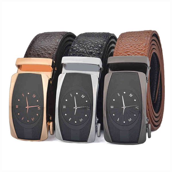 quality crocodile pattern men's high automatic personalized watch buckle leather business casual versatile belt, Black;brown
quality crocodile pattern men's high automatic personalized watch buckle leather business casual versatile belt, Black;brown