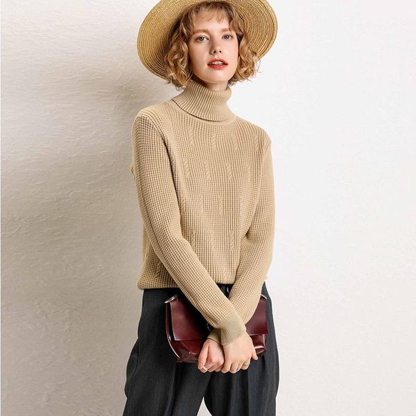 women's sweaters bareskiy cashmere sweater female solid color high collar pullover long sleeve jacket, White;black
women's sweaters bareskiy cashmere sweater female solid color high collar pullover long sleeve jacket, White;black