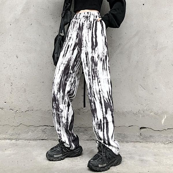 women's pants & capris high elastic waist printed long pleated wide leg trouser loose fit pant women fashion tide spring summer 2021 re, Black;white
women's pants & capris high elastic waist printed long pleated wide leg trouser loose fit pant women fashion tide spring summer 2021 re, Black;white