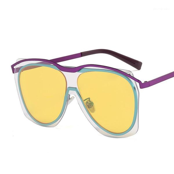 sunglasses personality oversized color lens cool one piece frame glasses male female shades windproof summer uv400 eyewear, White;black
sunglasses personality oversized color lens cool one piece frame glasses male female shades windproof summer uv400 eyewear, White;black