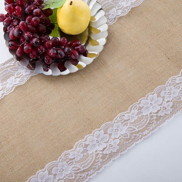 hessian vintage burlap lace table sofa linens home textile country table runner natural jute party wedding decor
hessian vintage burlap lace table sofa linens home textile country table runner natural jute party wedding decor