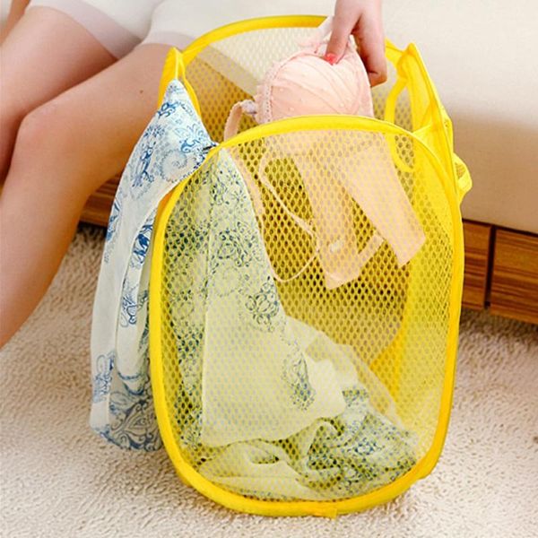laundry basket mesh washing clothing storage baskets dirty clothes organizer bathroom bucket home bags
laundry basket mesh washing clothing storage baskets dirty clothes organizer bathroom bucket home bags