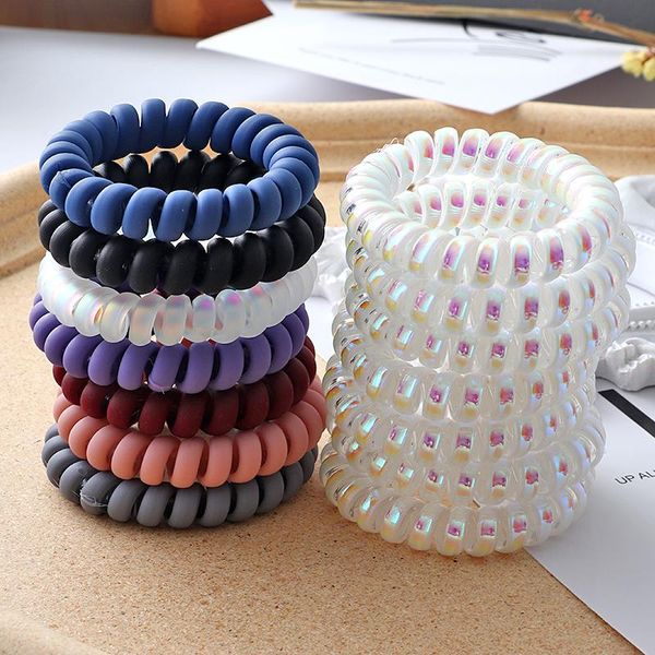 hair accessories nylon spiral bands girls telephone wire ring transparent fashion elastic women headband, Slivery;white
hair accessories nylon spiral bands girls telephone wire ring transparent fashion elastic women headband, Slivery;white