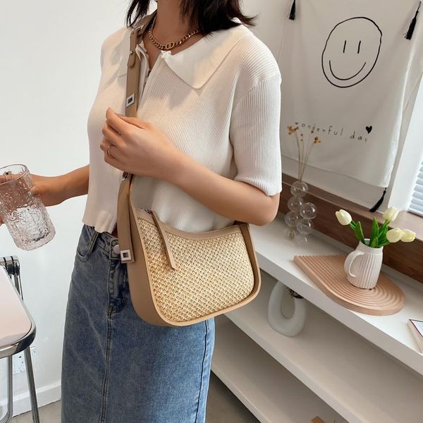 evening bags fashion straw pu splicing women shoulder bag brands designer patchwork crossbody for 2021 lady travel beach purses
evening bags fashion straw pu splicing women shoulder bag brands designer patchwork crossbody for 2021 lady travel beach purses