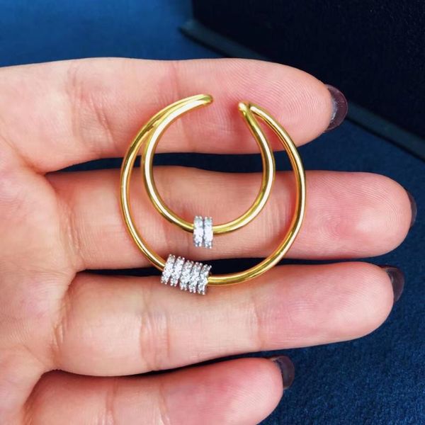 clip-on & screw back 925 sterling silver cubic zircon moving circles hoop cirlcle cuff earrings gold-color ear clip romantic jewelry for wom
clip-on & screw back 925 sterling silver cubic zircon moving circles hoop cirlcle cuff earrings gold-color ear clip romantic jewelry for wom