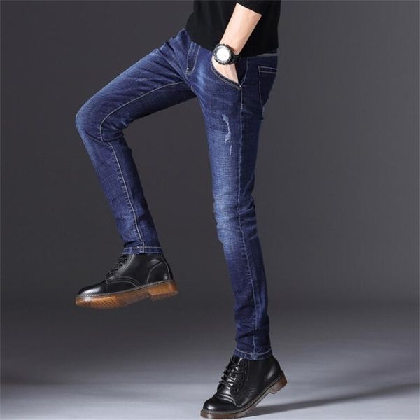 new arrival stylish spring stretch jeans for men casual long pants male 210320, Blue
new arrival stylish spring stretch jeans for men casual long pants male 210320, Blue