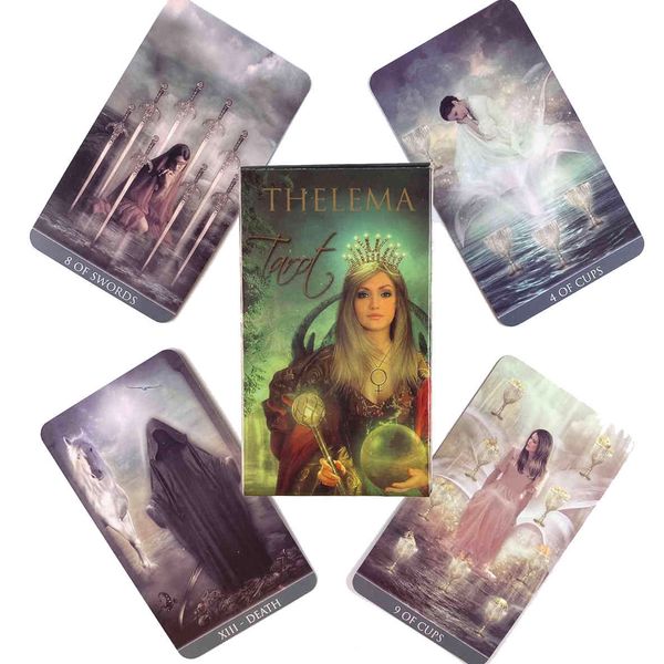thelema tarot deck leisure party table game fortune-telling prophecy oracles cards with guide book
thelema tarot deck leisure party table game fortune-telling prophecy oracles cards with guide book
