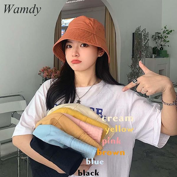 wide brim hats fashion solid color bucket hat spring summer fisherman outdoor women panama cap lady girls beach sun caps arrival, Blue;gray
wide brim hats fashion solid color bucket hat spring summer fisherman outdoor women panama cap lady girls beach sun caps arrival, Blue;gray
