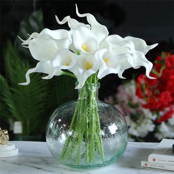 decorative flowers & wreaths 1pcs artificial flower plant pu calla lily bouquet home wedding decoration arrangement background
decorative flowers & wreaths 1pcs artificial flower plant pu calla lily bouquet home wedding decoration arrangement background